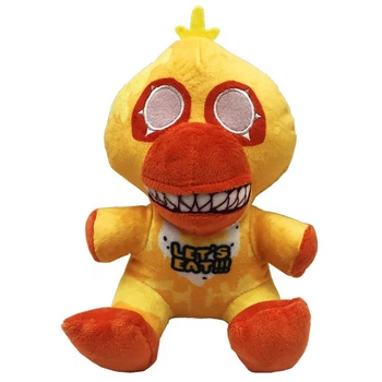 Игрушка Искажённая Чика из ФНАФ, мягкая игрушка 19 см для детей (арт 12848)