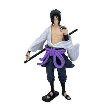 Игрушка Большая детализированная игровая фигурка Саске с мечем из Naruto, 26 см для детей (арт 9750)