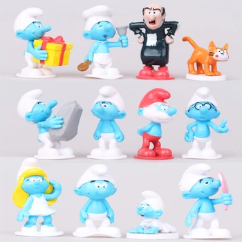 Игрушка Фигурки Смурфики 12 героев для детей (арт 12789)