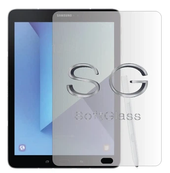Бронепленка для Samsung Tab S3 SM-T820 на экран износоустойчивая полиуретановая SoftGlass