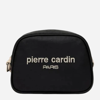 Сумка кросс-боди через плечо женская с искусственной кожи маленькая Pierre Cardin A022SZ057.CAPRAZ.IY24-05PO24Y1697-KRK.VR046 Black (8683932059401)