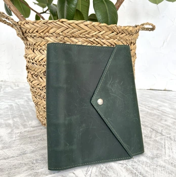 Професійний блокнот Юриста Professional Journals в шкіряній обкладинці Каліфорнія А5 Зелений