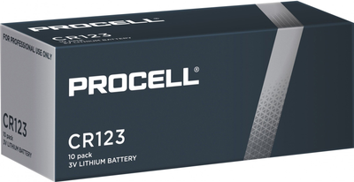 Літієві батарейки Duracell Procell Constant Power 3 B CR123 10 шт ...
