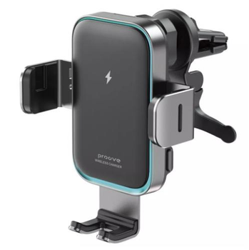 Тримач в авто з бездротовою зарядкою Proove Triple Clamp Pro 15W (WHTP15010004) Black