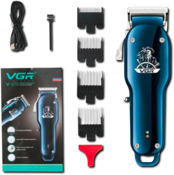 Машинка для стрижки з потужним акумулятором XPRO VGR-679 (41223-679_460)