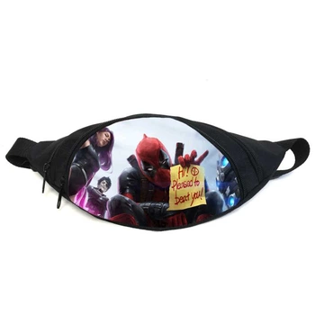 Сумка бананка Дедпул (GB - deadpool 019) Gear Bag чорна