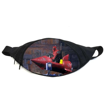 Сумка бананка Дедпул (GB - deadpool 02) Gear Bag чорна