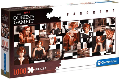 Puzzle Clementoni Queen's Gambit panoramiczne Netflix 1000 elementów (8005125396962)