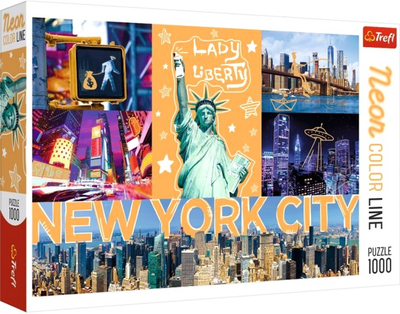 Puzzle Trefl Neon Color Line Neonowe miasto New York 1000 elementów (5900511105797)