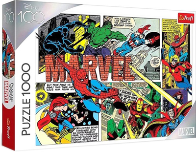 Puzzle Trefl Marvel Disney 100 Niepokonani Avengersi 1000 elementów (5900511107593)