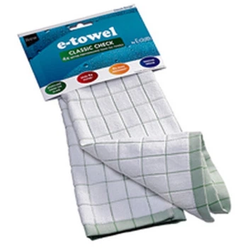 Рушник кухонний e-cloth Classic Check Green 201682