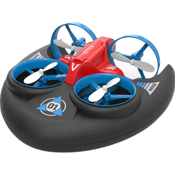 Квадрокоптер JJRC H101 Vehicle Drone Boat 3in1 Red-Blue [119036]