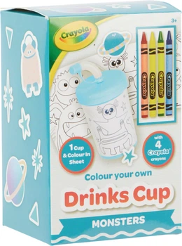 Стаканчик-розмальовка Crayola Монстри з олівцями (15765-A