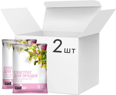 Субстрат Садко для орхідей 2.5 л 2 шт (4823067700241)
