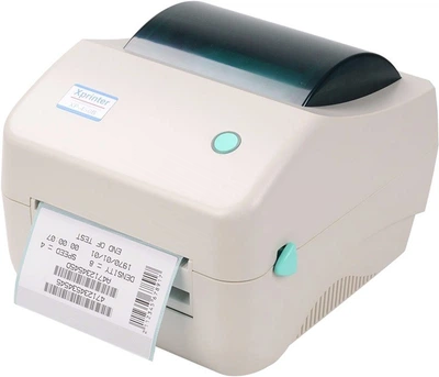 Принтер этикеток Xprinter XP-450B LAN (Ethernet) + USB термопринтер наклеек и чеков 108мм USB для Новой почты (XP450B)