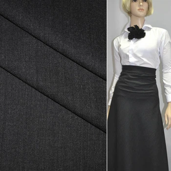 Шерсть костюмная черная HUGO BOSS, ш.150 (18237.001)