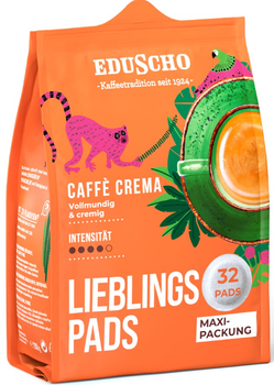 Кава в чалдах Senseo Eduscho Lieblings Pads Cafe Crema 32 чалди