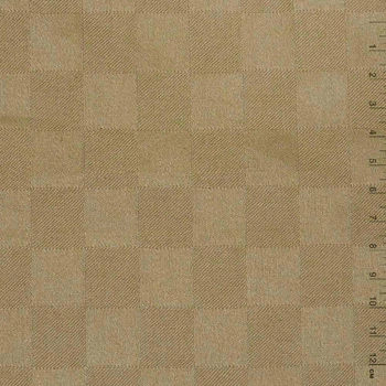Скатертная ткань шахматка коричневая светлая, ш.140 (38314.008)