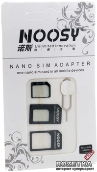 Набор адаптеров ExtraDigital Noosy для Nano/Micro SIM-карты (15514)