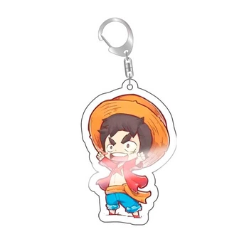 Брелок акриловий Monkey D. Luffy Ван пис One Piece (26643)