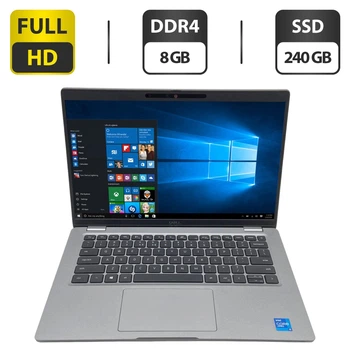 Ультрабук Б-класс Dell Latitude 5420 / 14" (1920x1080) IPS / Intel Core i5-1145G7 (4 (8) ядра по 2.6 - 4.4 GHz) / 8 GB DDR4 / 240 GB SSD M.2 / Intel Iris Xe Graphics / WebCam / Windows 10 Pro б/у