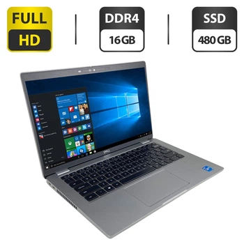 Ультрабук Б-класс Dell Latitude 5420 / 14" (1920x1080) IPS / Intel Core i5-1145G7 (4 (8) ядра по 2.6 - 4.4 GHz) / 16 GB DDR4 / 480 GB SSD M.2 / Intel Iris Xe Graphics / WebCam / Windows 10 Pro б/у