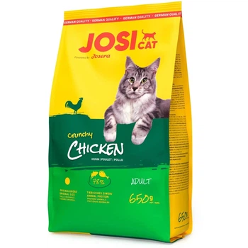 Сухой корм Josera JosiCat Crunchy Chicken с птицей для взрослых кошек 650 г