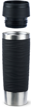 Термокухоль Emsa Travel Mug Wave N20225 500 мл Чорний (4009049545103)