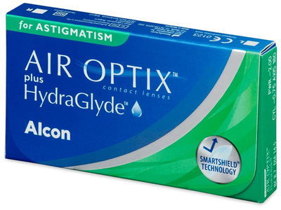 Контактные линзы Alcon AirOptix plus HydraGlyde for Astigmatism на 1 месяц -10.0/ -2.25/170 3 шт.