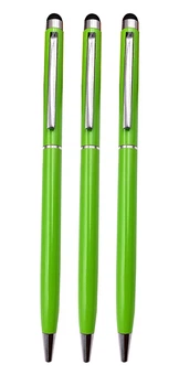 Стилус с шариковой ручкой S0532 для емкостных экранов комплект 3 шт Green