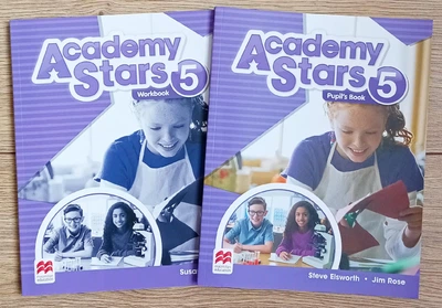 Английский комплект Academy Stars 5 Ukraine Pupil's Book + Workbook (Учебник + тетрадь). Jim Rose, Steve Elsworth . ISBN: 9781380025807/9780230490222