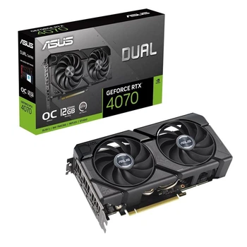 Відеокарта GeForce RTX 4070 12GB GDDR6 Dual EVO OC Asus (DUAL-RTX4070-O12GD6-EVO)