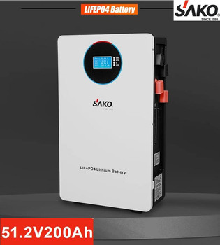 Аккумуляторная батарея литий-феррум-фосфатная Sako SK-51.2В 200Ач Lin-sun series LiFePO4 10.24 кВт*ч с BMS платой 150A