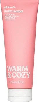 Лосьон для тела "Ваниль, поджаренный кокос и маракуйя" - Victoria's Secret Pink Warm & Cozy Body Lotion 236ml (236ml) (1196409-1846138780-2)