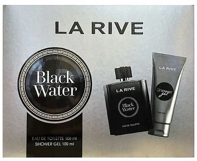 Набор (edt/100ml+sh/gel/100ml) - La Rive Black Water (1396703-23908559)