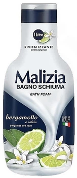 Пена для ванны "Бергамот и шалфей" - Malizia Bath Foam Talc 1000ml (1097423-1459462-2)