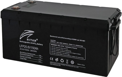 Аккумуляторная батарея Ritar LiFePo4 25.6V 150Ah G2