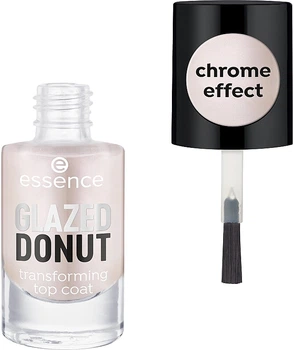 Топовое покрытие для ногтей с эффектом хрома - Essence Glazed Donut Transforming Top Coat 8ml (1208200-1819923999-2)
