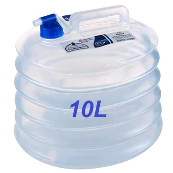Складная канистра для воды с краником 10 л