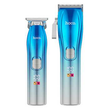 Машинка для стрижки волосся Hoco DAR26 акумуляторна 2в1 2000/1200 mAh Синій