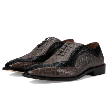 Туфли оксфорды Stacy Adams Tallero Lace-Up Black/Gray, 40.5 (255 мм) (12050955)