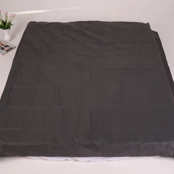 Простынь без резинки Бязь Gray Leaves 150*220 см Серый