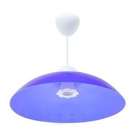 Светильник ERKA 1301, подвес потолочный, 60W, синий, Е27