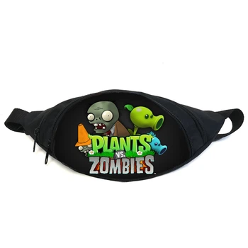 Поясная сумка бананка Растения против зомби (GB - Plants vs Zombies 03) Gear Bag черная