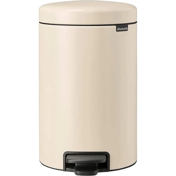 Бак для сміття з педаллю Brabantia NewIcon Pedal Bin 12 л бежевий 149924 (00801132)