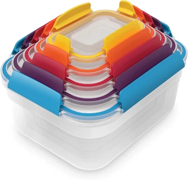 Пластикові контейнери для зберігання Joseph Joseph Nest Lock х 5 шт Multicolor 81081 (01000677)