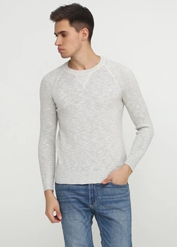 Джемпер мужской - джемпер Abercrombie & Fitch AF4582M XS 10335 Светло-серый