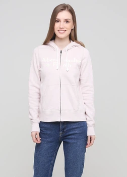 Толстовка женская - толстовка Abercrombie & Fitch AF7531W XS Светло-розовый