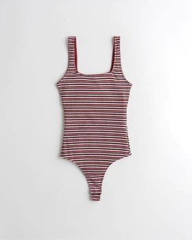Боди женское - комбидресс Hollister HC6650W S Красный