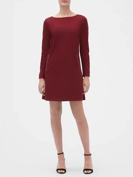 Платье женское - платье GAP GA0497W S Бордовый